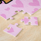 Puzzle Amour de teckel (à cheveux longs) (Côté)