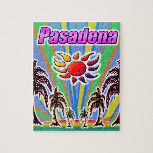 Puzzle Amour d'été à Pasadena (Vertical)