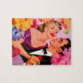 Puzzle amour en fleurs (Horizontal)