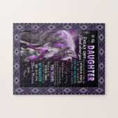 Puzzle Amour Fille | Lettre À Ma Fille Aimez Pour Vous (Horizontal)