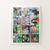 Puzzle AMOUR pour BEST DAD 12 photo collage Fête des père (Vertical)