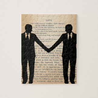 Puzzle Amour vintage et mariage Longfellow l'épousant gai
