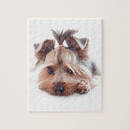 Puzzle Amour Yorkies Yorkshire Terrier de chien de Yorkie (Vertical)