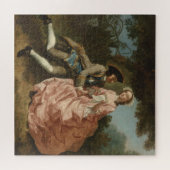 Puzzle Amoureux dans un paysage (couple romantique) (Horizontal)