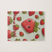 Puzzle Amoureux de fraises (Horizontal)