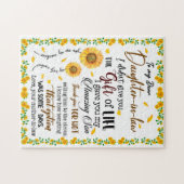 Puzzle Amoureux de la fille | À ma belle-fille (Horizontal)