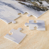 Puzzle amoureux de l'aquarelle de Noël festive (Côté)