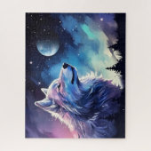 Puzzle Amoureux des animaux loup cool (Vertical)