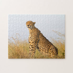 Puzzle Amoureux des chats cheetah photo