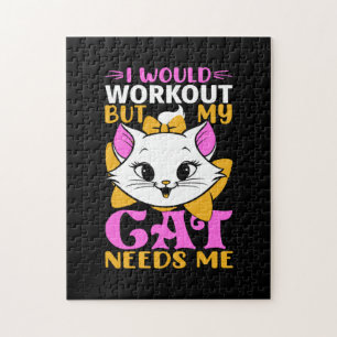 Puzzle Amoureux des chats   Mon chat a besoin de moi