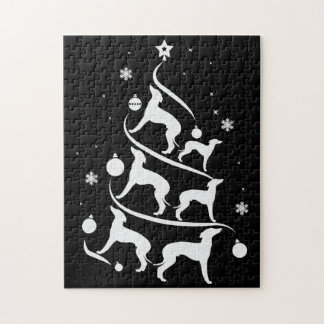 Puzzle amoureux des chiens de noël de la verdure italienn