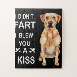 Puzzle Amoureux des chiens Labrador Je n'ai pas péché Je