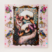 Puzzle Amoureux des cygnes (Vertical)