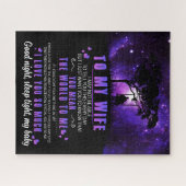 Puzzle Amoureux des femmes| À Ma Femme, Je T'Aime Tant (Horizontal)