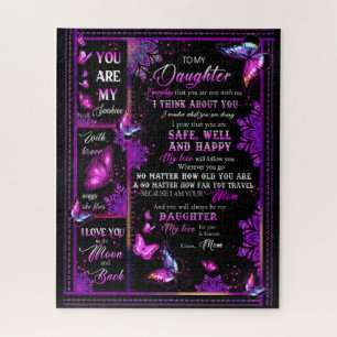 Puzzle Amoureux des filles À ma fille Amour maman