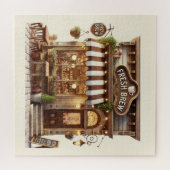Puzzle Amoureux du café amusant (Horizontal)