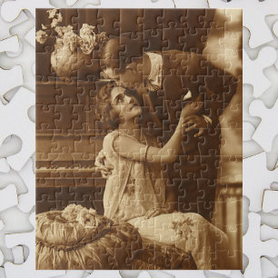 Puzzle Amoureux Vintage, Musique Romantique Amoureuse