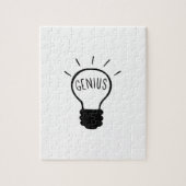 Puzzle Ampoule en noir et blanc (Vertical)