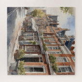 Puzzle Amsterdam aquarelle (Horizontal)