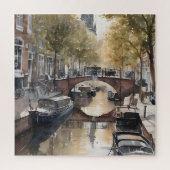 Puzzle Amsterdam aquarelle (Vertical)