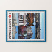 Puzzle Amsterdam - Holland - I Love - (Horizontal)