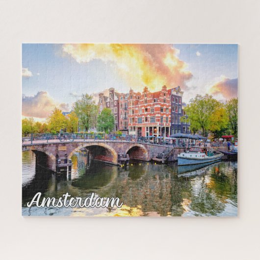 Puzzle Amsterdam, Pays-Bas (Horizontal)