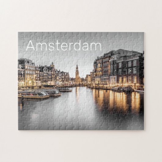 Puzzle Amsterdam Pays-Bas Holland Souvenir (Horizontal)