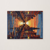 Puzzle Amsterdam Postcard Holland Vintage Travel (Horizontal)