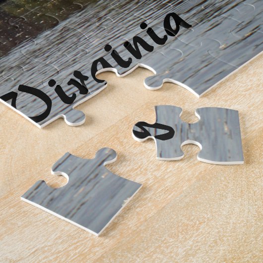 Puzzle Amtrack Train Crossing Rappahannock River (Côté)