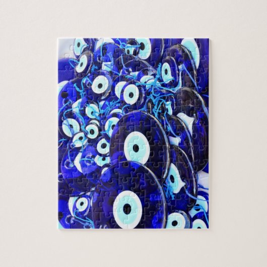 Puzzle Amulettes d'yeux bleues (Vertical)