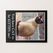 Puzzle Amusant chat chatte chatte chatte chatte chatte ye (Horizontal)