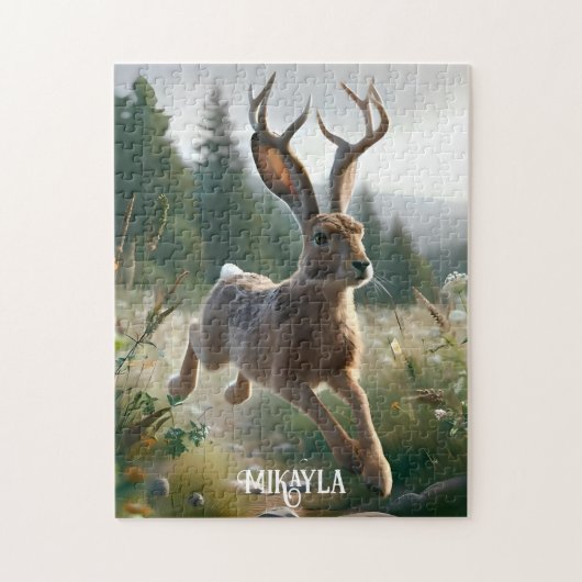 Puzzle Amusant Grand Jackalope Américain (Vertical)