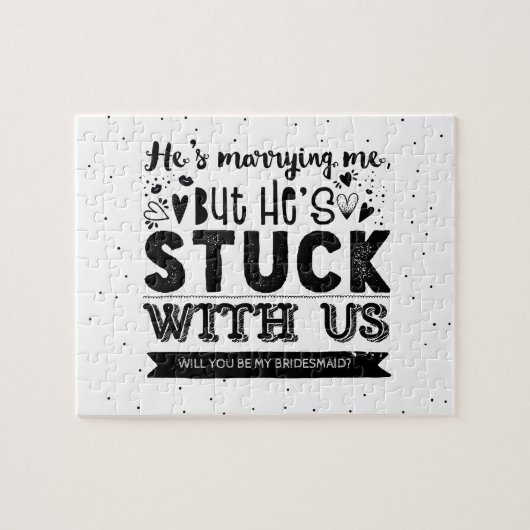 Puzzle Amusant Serez-Vous Ma Proposition D'Épouse ? (Horizontal)