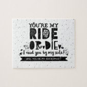 Puzzle Amusant Serez-Vous Ma Proposition D'Épouse ? (Horizontal)