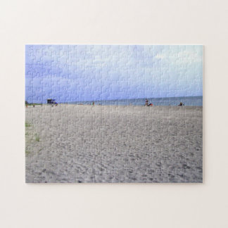 Puzzle amusant sur la plage