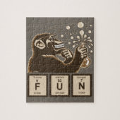 Puzzle Amusement découvert par singe de chimie (Vertical)