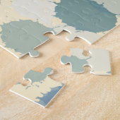 Puzzle Amusement estival Ocean Spray Splatter Art Abstrai (Côté)