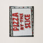 Puzzle Amusement et signe difficile de pizza au soleil (Vertical)