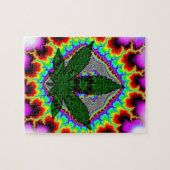 Puzzle Amusement fol Rasta de mauvaise herbe de fumée (Horizontal)