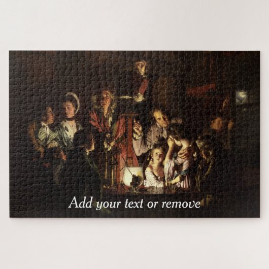 Puzzle "An Experiment on a Bird in an Air Pump", 1768, (Horizontal)