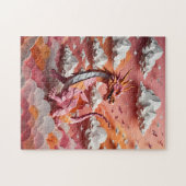 Puzzle An origami dragon  (Horizontal)