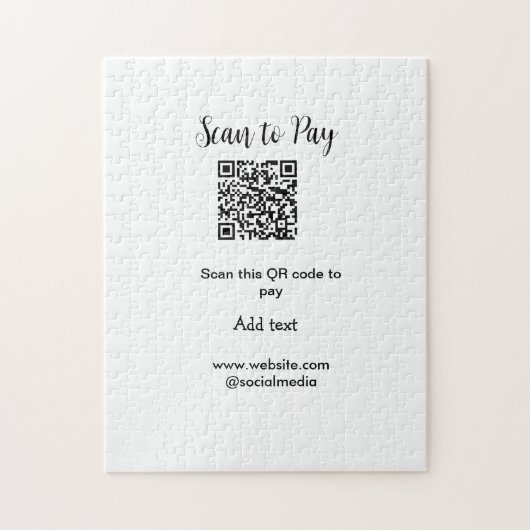 Puzzle Analyser pour payer scanner code QR ajouter des dé (Vertical)