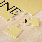 Puzzle Ananas Dachshund Welcome, modifier le texte (Côté)