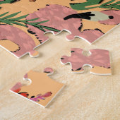 Puzzle Ananas Flamants Dessins à la Main (Côté)