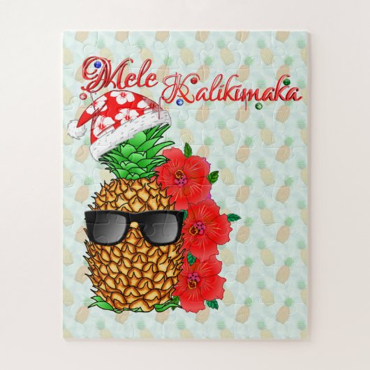 Puzzle Ananas Mele Kalikimaka (Vertical)