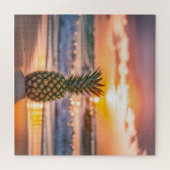 Puzzle Ananas sur la plage tropicale (Horizontal)