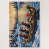 Puzzle Anatolian Shepherd Christmas Boat Holiday (Vertical)