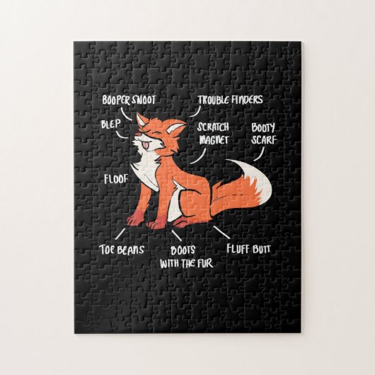 Puzzle Anatomie D'Un Renard (Vertical)