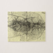 Puzzle Anatomie humaine, Torse féminine par Leonardo da V (Horizontal)