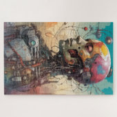 Puzzle anatomique Abstrait Cyborg (Horizontal)
